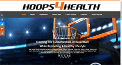 Desktop Screenshot of hoops4health.com